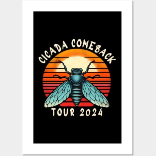 The Great Cicada Comeback tour 2024 Posters and Art